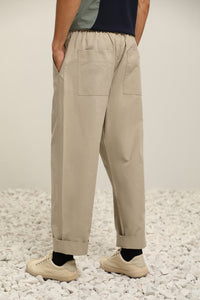 (P52GY) Wide-Leg Trousers