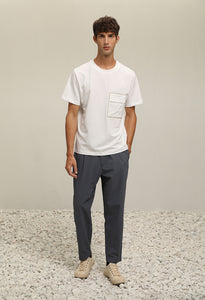 (P53BL) Light-wieght Tapered Trousers