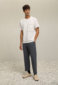 (P53BL) Light-wieght Tapered Trousers