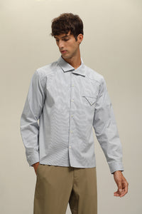 (S08BL) Cutaway Collar Regular Shirt