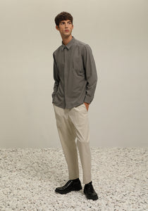 Curve Chest Pocket Shirt (BN)