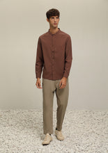 將圖片載入圖庫檢視器 Brushed Cotton Slim-Fit Trousers (KH)
