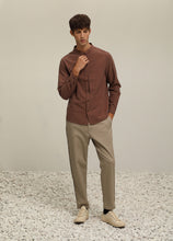 將圖片載入圖庫檢視器 Brushed Cotton Slim-Fit Trousers (KH)
