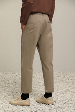 將圖片載入圖庫檢視器 Brushed Cotton Slim-Fit Trousers (KH)
