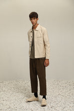 將圖片載入圖庫檢視器 Twill Cotton Tapered Trousers (GN)
