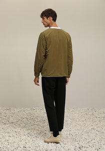 Double Side V-neck Jacket(NY/GN)