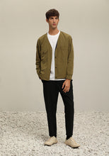 將圖片載入圖庫檢視器 Double Side V-neck Jacket(NY/GN)
