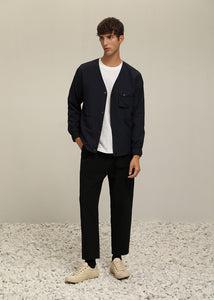 Double Side V-neck Jacket(NY/GN)