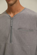 Load image into Gallery viewer, Textured V-neck Sweater (GY)
