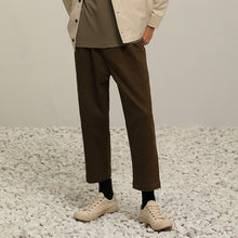 將圖片載入圖庫檢視器 Twill Cotton Tapered Trousers (GN)
