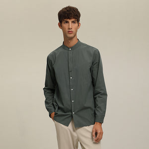 (S29DG)Regular-Fit Cotton Mixed Shirt