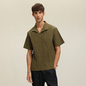 (T30GN) Wrinkle Short Sleeves Shirt