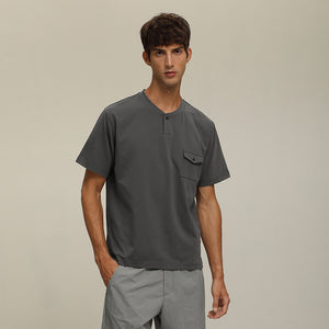 (T37DG) Premium Cotton Pocket T-Shirt